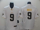 Nike Saints 9 Drew Brees White Gold Vapor Untouchable Limited Jersey,baseball caps,new era cap wholesale,wholesale hats